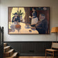 The Dining Room (Breakfast), 1886-1887 - Floater Framed Canvas Print