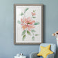 Peony Contour - Barnwood Framed Art Print