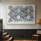 Watercolour for Printed Fabric Design: Wey, c. 1882-1883 - Floater Framed Canvas Print