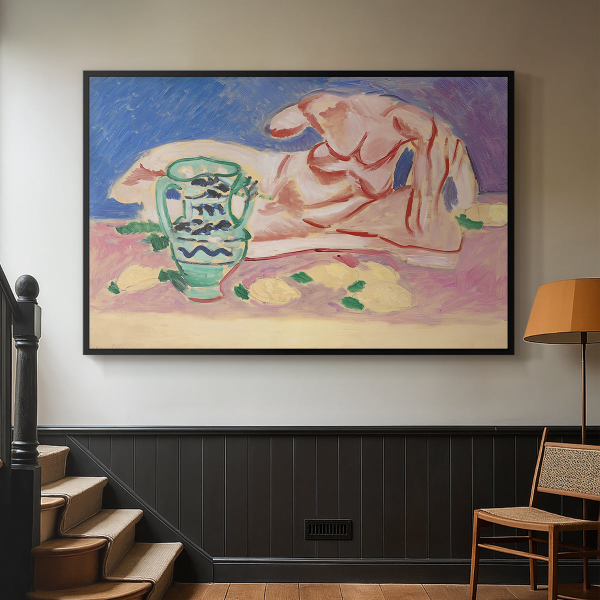 Ilyssus from the Parthenon, 1908 - Floater Framed Canvas Print