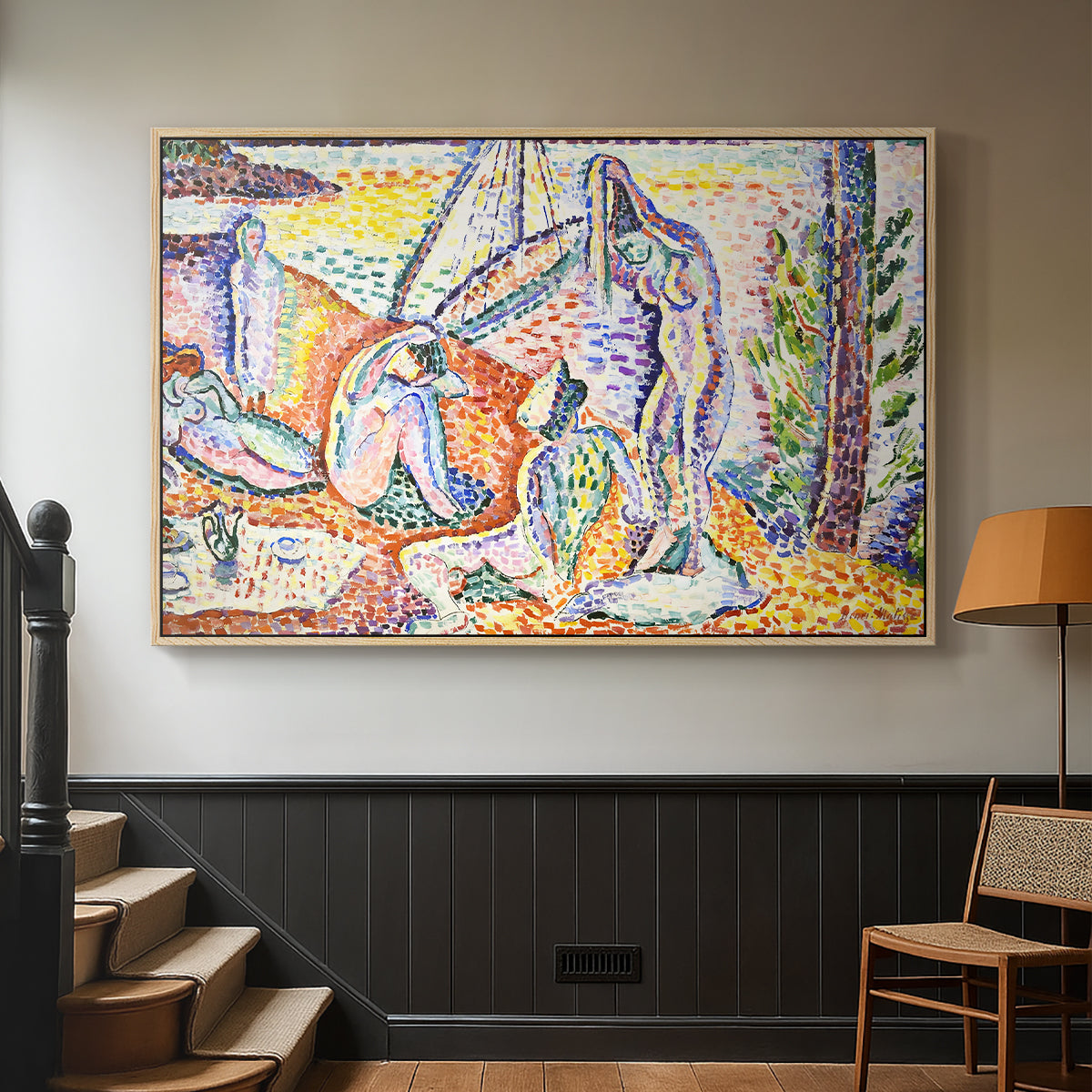 Luxe, Calme et Volupté, 1904 - Floater Framed Canvas Print