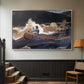 Shooting the Rapids, Saguenay River, 1905-1910 - Floater Framed Canvas Print