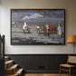 Country Road (Landstrasse), 1905 - Floater Framed Canvas Print