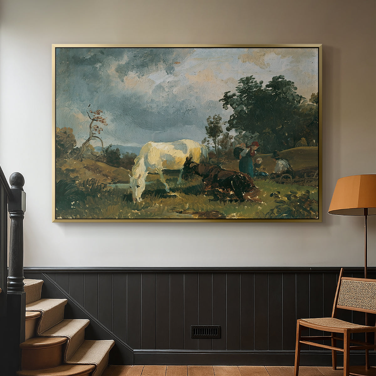 A Mold on the Heath, c. 1830 - Floater Framed Canvas Print