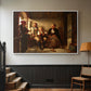 Neighbors (Naboer), 1855 - Floater Framed Canvas Print
