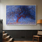 The Red Tree, 1909 - Floater Framed Canvas Print