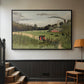 The Chair Factory at Alfortville, 1897 - Floater Framed Canvas Print