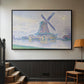 Mill of Edam (Moulin d'Edam), 1896 - Floater Framed Canvas Print