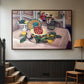 Still Life with Pineapple and Lemons, 1925 - Floater Framed Canvas Print