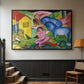 The Dream, 1912 - Floater Framed Canvas Print