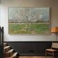 Orchard in Blossom (Plum Trees), 1888 - Floater Framed Canvas Print