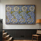 Kennet - Indigo/Gold, 1883 - Floater Framed Canvas Print
