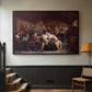 Funeral Feast, 1854 - Floater Framed Canvas Print