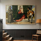 Madonna and Child with Saints Anthony of Padua and Roch, c. 1510 - Floater Framed Canvas Print