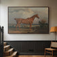 Hunter in a Landscape, 1810 - Floater Framed Canvas Print
