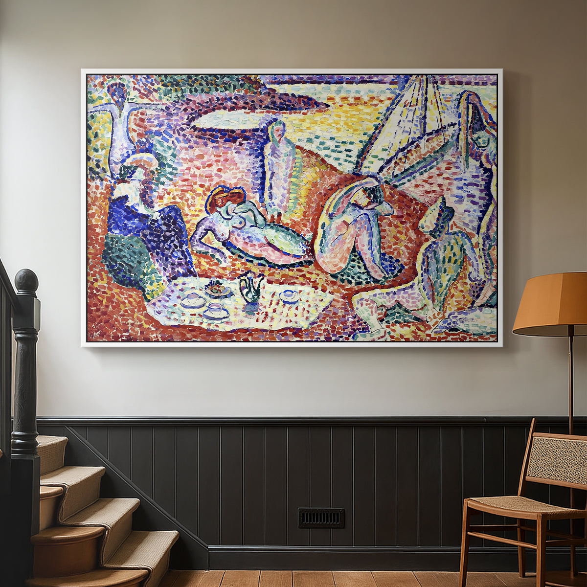 Luxe, Calme et Volupté, 1904 - Floater Framed Canvas Print