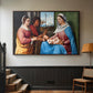 Sacred Conversation, c. 1505 - Floater Framed Canvas Print