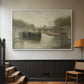 The Bridge (Le pont), 1895 - Floater Framed Canvas Print