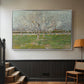 Orchard in Blossom (Plum Trees), 1888 - Floater Framed Canvas Print