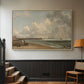 Yarmouth Jetty, 1822 - Floater Framed Canvas Print