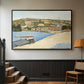 The Riverbank, Les Andelys, 1886 - Floater Framed Canvas Print