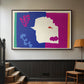 The Wolf (Le loup), from Jazz, 1947 - Floater Framed Canvas Print