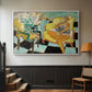 Seated Woman with Flower, 1942 - Floater Framed Canvas Print
