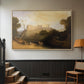 Linlithgow Palace, c. 1807 - Floater Framed Canvas Print