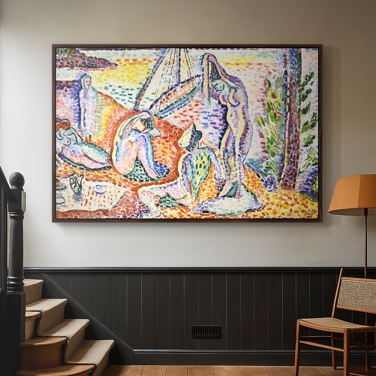 Luxe, Calme et Volupté, 1904 - Floater Framed Canvas Print