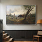 Shepherd with Billy Goat, c. 1830 - Floater Framed Canvas Print