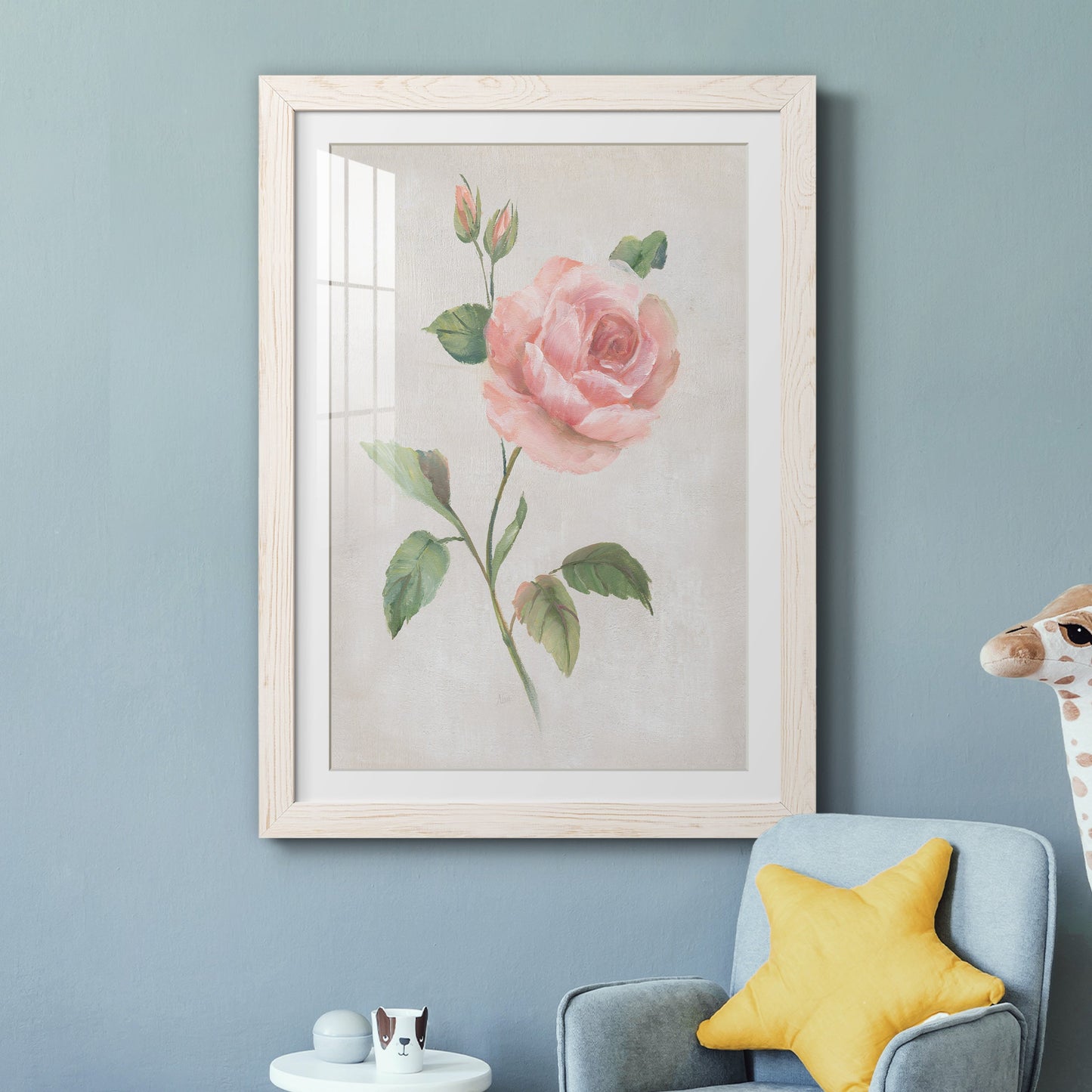 Grandiflora I - Premium Framed Print - Distressed Barnwood Frame - Ready to Hang