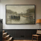 The Bridge (Le pont), 1895 - Floater Framed Canvas Print
