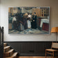 Kissing the Relic, 1893 - Floater Framed Canvas Print