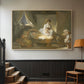 The Visit to the Nursery, c. 1775 - Floater Framed Canvas Print