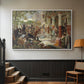 Onslaught of the Tartars, c. 1938 - Floater Framed Canvas Print