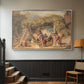 Figures and Animals in a Vineyard, c. 1829 - Floater Framed Canvas Print
