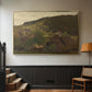 Landscape from Ebersteinburg in Baden, 1876 - Floater Framed Canvas Print