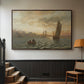 View from the Oslofjord, 1866 - Floater Framed Canvas Print