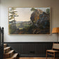 Landscape with the Balbersteine near Miesenbach, 1839 - Floater Framed Canvas Print