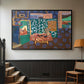 Interior with Aubergines, 1911 - Floater Framed Canvas Print
