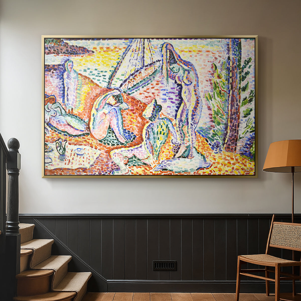 Luxe, Calme et Volupté, 1904 - Floater Framed Canvas Print
