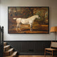 Grey Arabian Stallion, Property of Sir Watkin Williams-Wynn, c. 1817 - Floater Framed Canvas Print