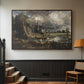 Salisbury Cathedral from the Meadows (Detail), 1831 - Floater Framed Canvas Print