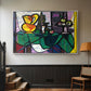 Pitcher and Bowl of Fruit, 1931 - Floater Framed Canvas Print