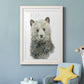 Forest Fur Baby Bear - Premium Framed Print - Distressed Barnwood Frame - Ready to Hang