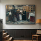 Kissing the Relic, 1893 - Floater Framed Canvas Print