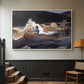 Shooting the Rapids, Saguenay River, 1905-1910 - Floater Framed Canvas Print
