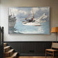 Fishing Boats, Key West, 1903 - Floater Framed Canvas Print
