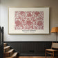 Examples of Chinese Ornament, Pl. XCIII (Morris Inspired), 1867 - Floater Framed Canvas Print