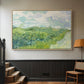 Green Wheat Field, Auvers, 1890 - Floater Framed Canvas Print